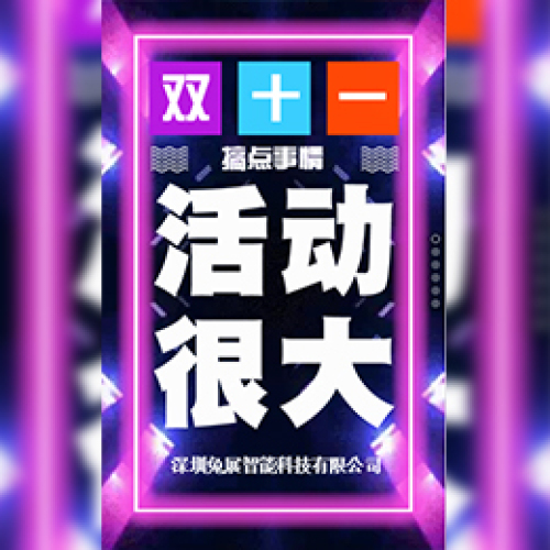 雙十一炫酷快閃品牌促銷產(chǎn)品預(yù)售