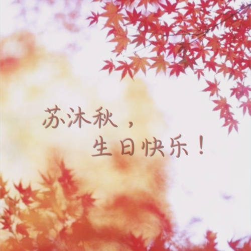 送給蘇沐秋的生日禮物