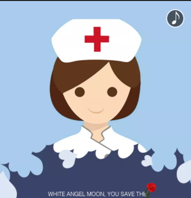 白衣天使月，你為人民救死扶傷，我為你們美麗健康