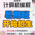 2018信息學計算機編程暑期班招生啦！