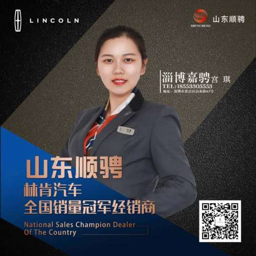 林肯金牌電話營銷員宮琪 買車請找我