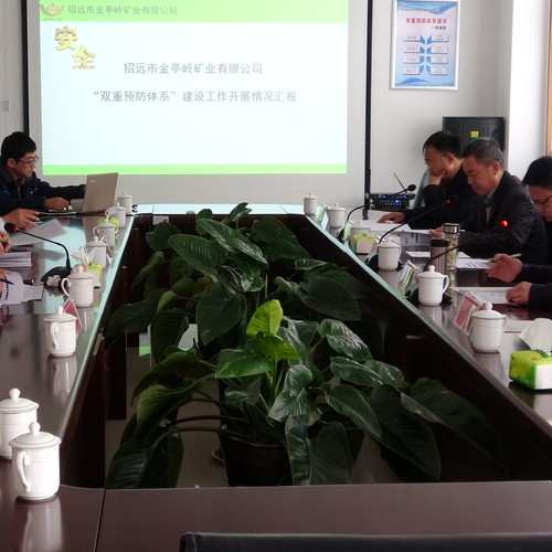 金亭嶺礦業(yè)順利通過全省“雙重預(yù)防體系” 執(zhí)法檢查