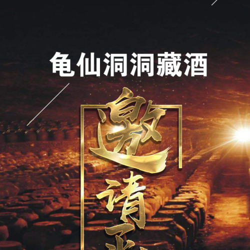 酒之源頭——龜仙洞洞藏酒邀請函