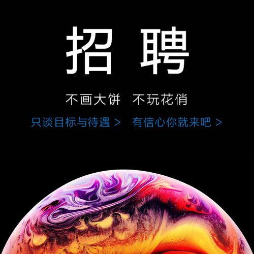 极简主义简约风招聘商务高端金融地产销售招聘社会招聘校园招聘