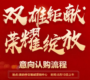 美的 · 中交翰誠 活動流程