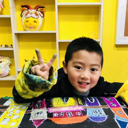 阳梓晨 微画展