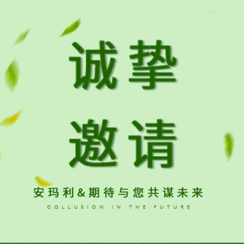 安瑪利誠摯邀請您參加XX區(qū)域招商會
