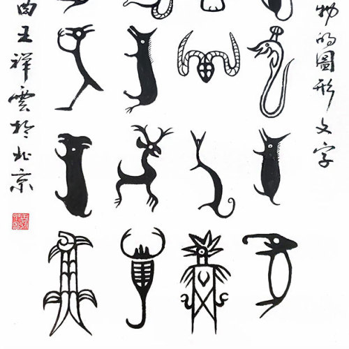 25、表現動物形象的圖形文字