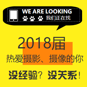 記者團攝影部和攝像部招新啦