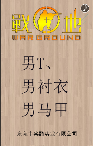 战地秋冬男T、 男衬衣 男马甲