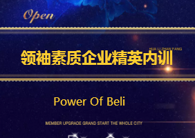 领袖素质企业精英内训
