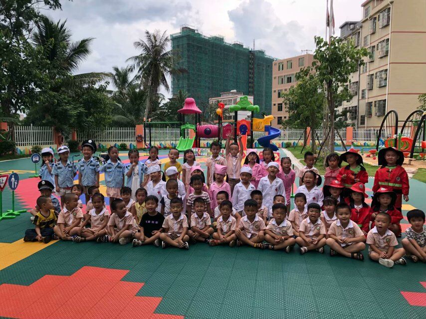 博雅幼儿园职业体验上演了